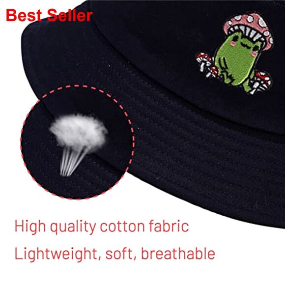Cotton Bucket Hat Unisex Adjustable Fisherman Cap Outdoor Travel main image 5